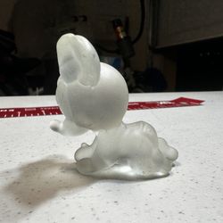 Disney Arribas Brothers Frosted Crystal Figurine Baby Minnie Crawling