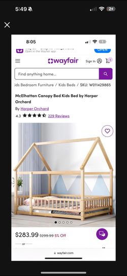 Twin Kids Bed