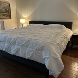 UNBOXED Nectar “Mornington” Upholstered King Bed Frame — Unopened]