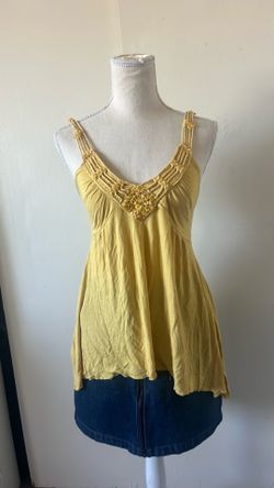 vintage yellow top