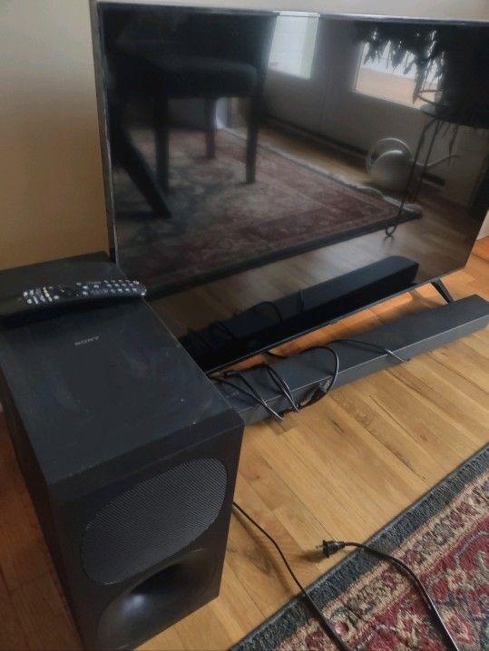 50inch LG TV & Sound Bar