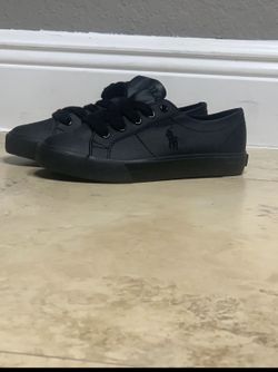 **Polo Ralph Lauren Easten Casual Shoes, Big Boys Size 13,5 Black NEW