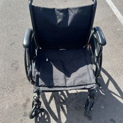 Everest & Jennings Black Manual Wheelchair