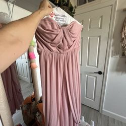 Birdy Grey Blush Dress: Bridesmaid Dress, Formal Dress