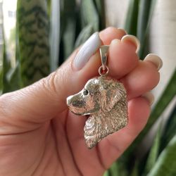 Sterling Silver Dog Pendant