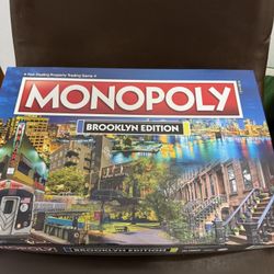 Monopoly Board Game - Brooklyn Edition: 2-6 Players Family Board Games for Kids and Adults, Board Games for Kids 8 and up, for Kids and Adults, Ideal 