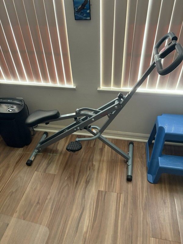 Sunny Health & Fitness Squat Assist Row-N-Ride™ Trainer for Glutes Workout NO. 077