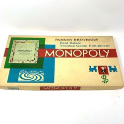 Vintage Monopoly 1961 Edition Parker Brothers Original - COMPLETE