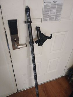Surveying Grade Rod with Bracket Mount