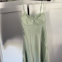 Princess Polly Moniz Mini Dress Sage 
