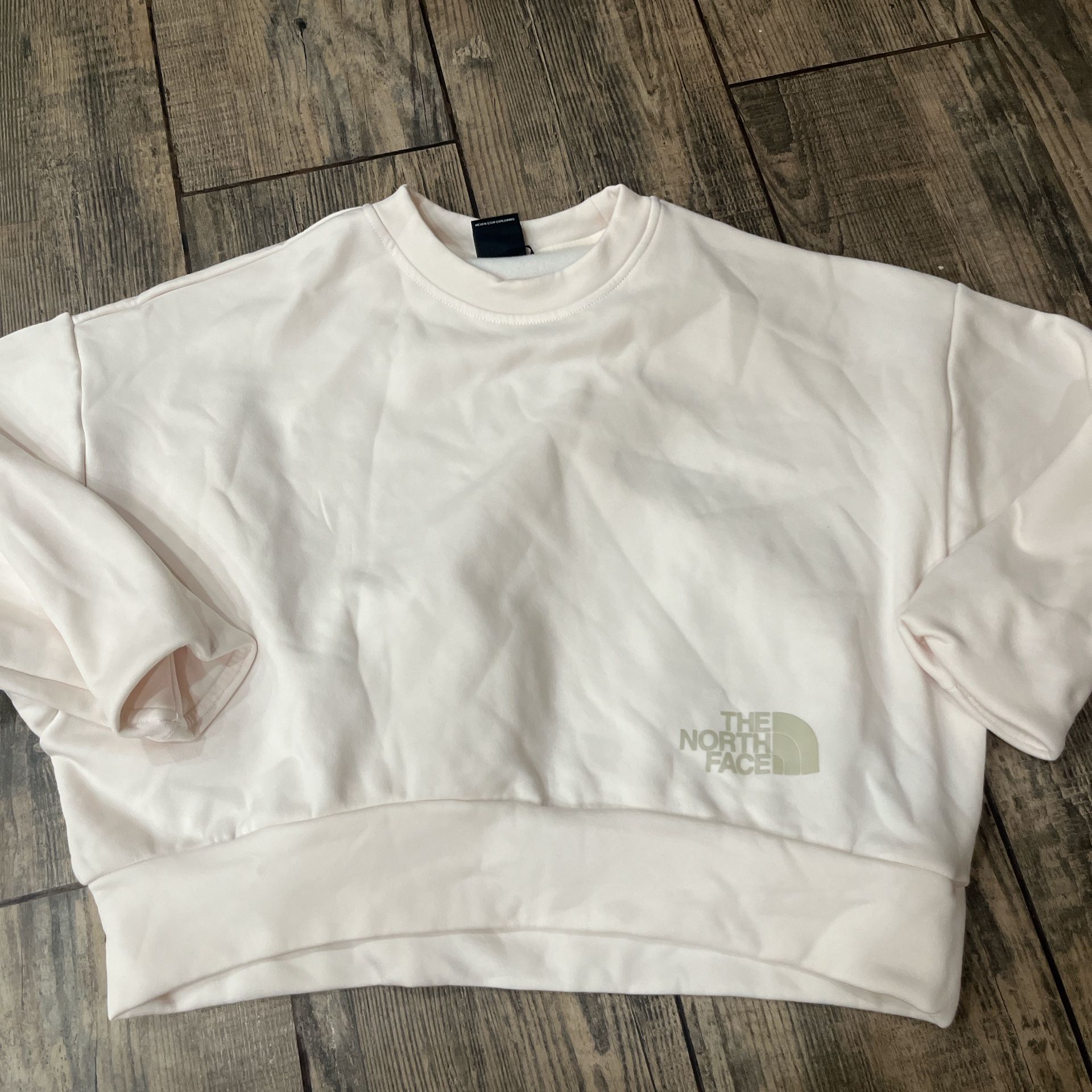 The North Face Women's Horizon Performance Fleece Crew Sweatshirt - Gardenia White