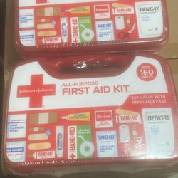 160 count first aid kits . 2 for 30$. Brand new!