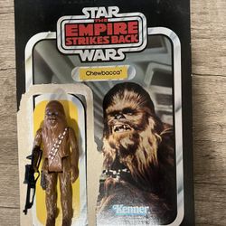 Vintage 1980 Kenner Star Wars Chewbacca ESB 41 Back Bowcaster Complete Cardback