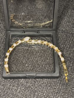 Snakehead Gold plated Bracelet