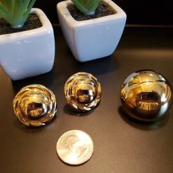 Bold Gold Earrings and Necklace Pendant