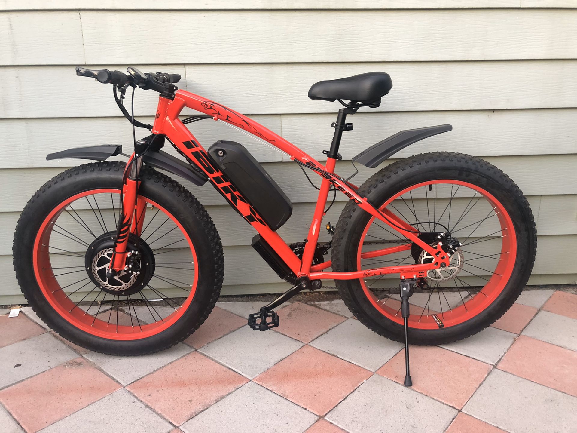 New FAST custom eBike, 1500w motor 48v lithium battery electric bicycle cruiser mountain bike downhill