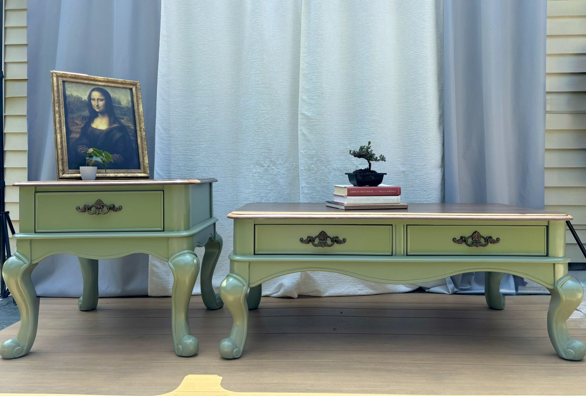 2 Piece Coffee and Side Table Set