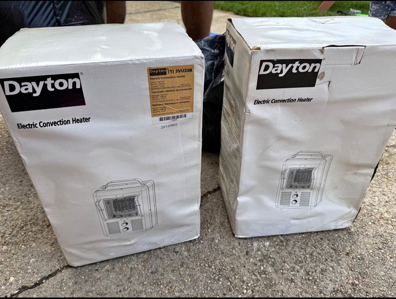 Dayton Portable Electric Jobsite & Garage Heater 120V 3VU33