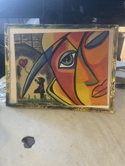 Original Artwork Acrylic On Can