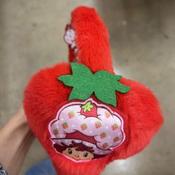 NWT licensed Strawberry Shortcake Red Kids Earmuffs