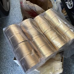 Gold Paper Mache Treasure Boxes, Qty 16