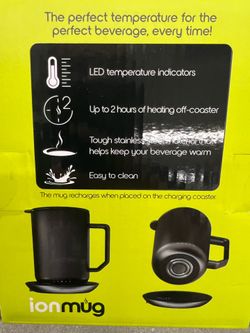 IonMug Self-Heating Mug & Charging Coaster