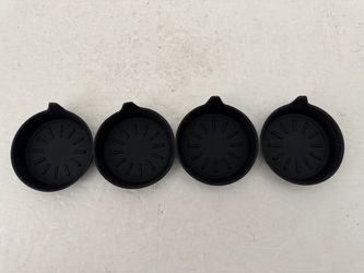 4x Universal 70mm Cup Holder Coaster Black New