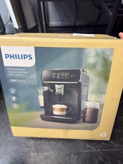 Brand New Philips 2300 Series Espresso Machine w/ LatteGo