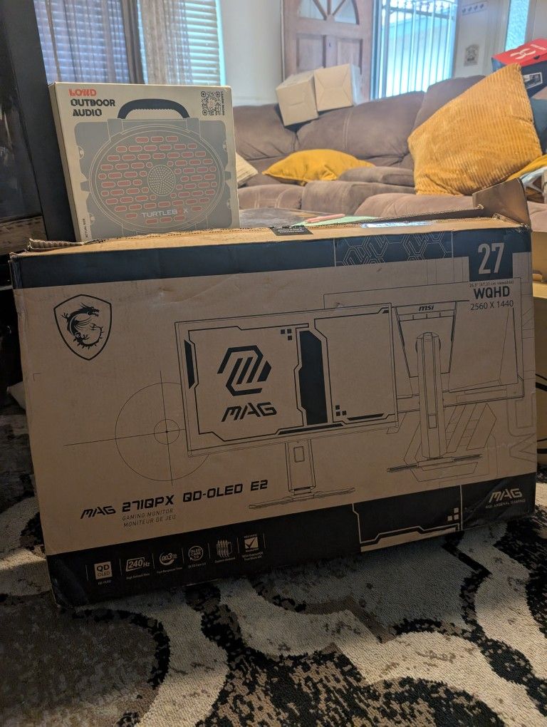 MSI MAG 271QPX QD-OLED E2 , 27 OLED Gaming Monitor, 2560 x 1440 (QHD)