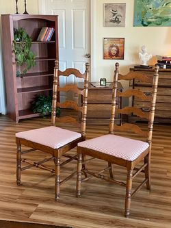 MCM Solid Wood Vintage Dining Chairs