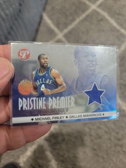 Michael Finley Topps  Nba all star Game Worn Authenic  material basketball card