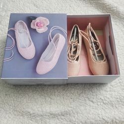 Joyfolie Kira Lace Up Flat in Blush