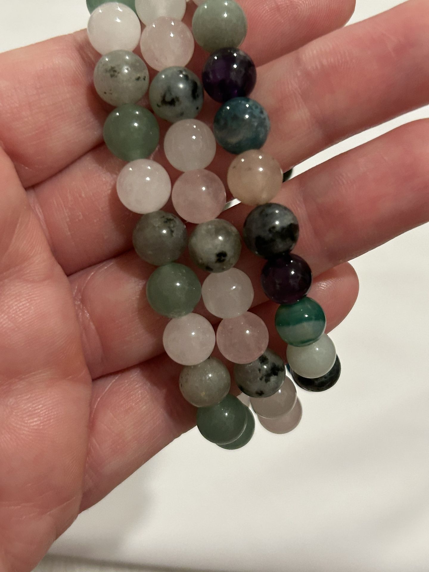 Natural Stone Bead Bracelets