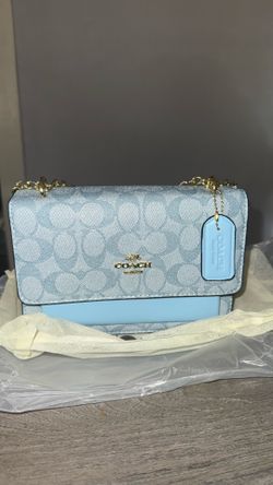 Blue Cross Body Coach Bag