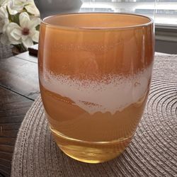 Hollowick amber Candle Votive Holder