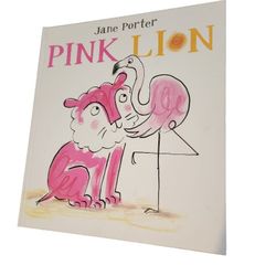 Pink Lion Childrens Book