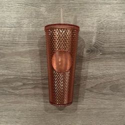 Starbucks Studded Tumbler (Rose Gold)