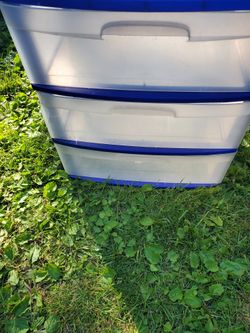 Wide 3 Drawer Storage Unit 
