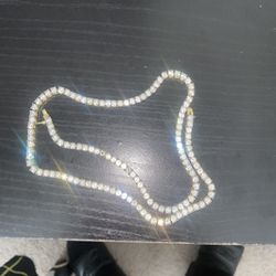 Gold Plated Diamond Chain 