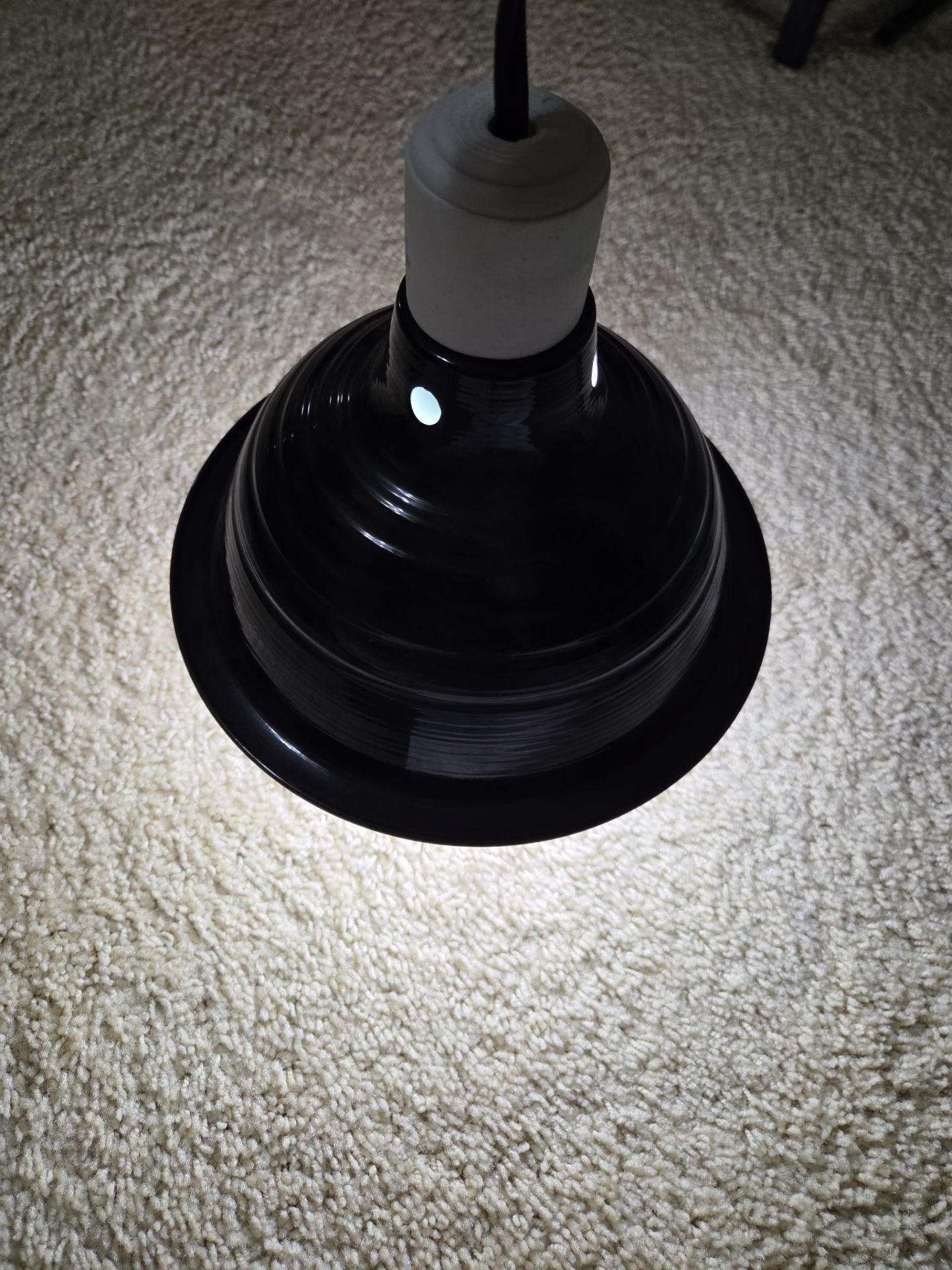 Reptile/animal enclosure light dome fixture 8.5 inch