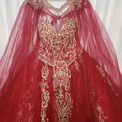 Beautiful RED Quinceañera/Sweet 16's Dress
