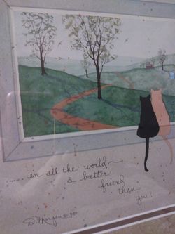 Wonderful picture for a good friend, by D. Morgan