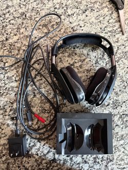 Logitech G Astro A50 X Wireless Headset + Base Station (Black) – Used Twice, Plastic Still On