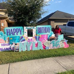 Birthday Yard Signs