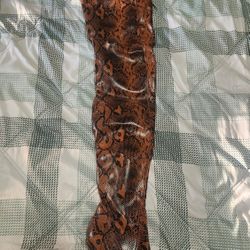 Snake Print Boots