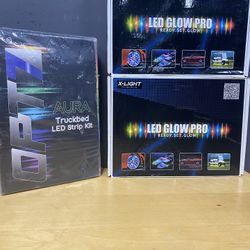 🔥 LED Lighting Bundle – BRAND NEW in Box! Truck Bed Kit + 2 LED Glow Pro Kits 🔥