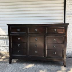 Dark Espresso 9-Drawer Dresser