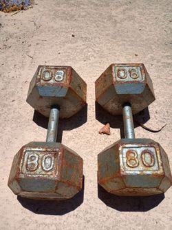 80 Lbs Dumbbell’s