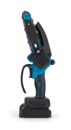 Cordless Electric Chainsaw with 2 Batteries & 3 Chains, 6 Inch