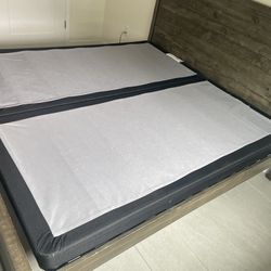 King Bed With Spring Box